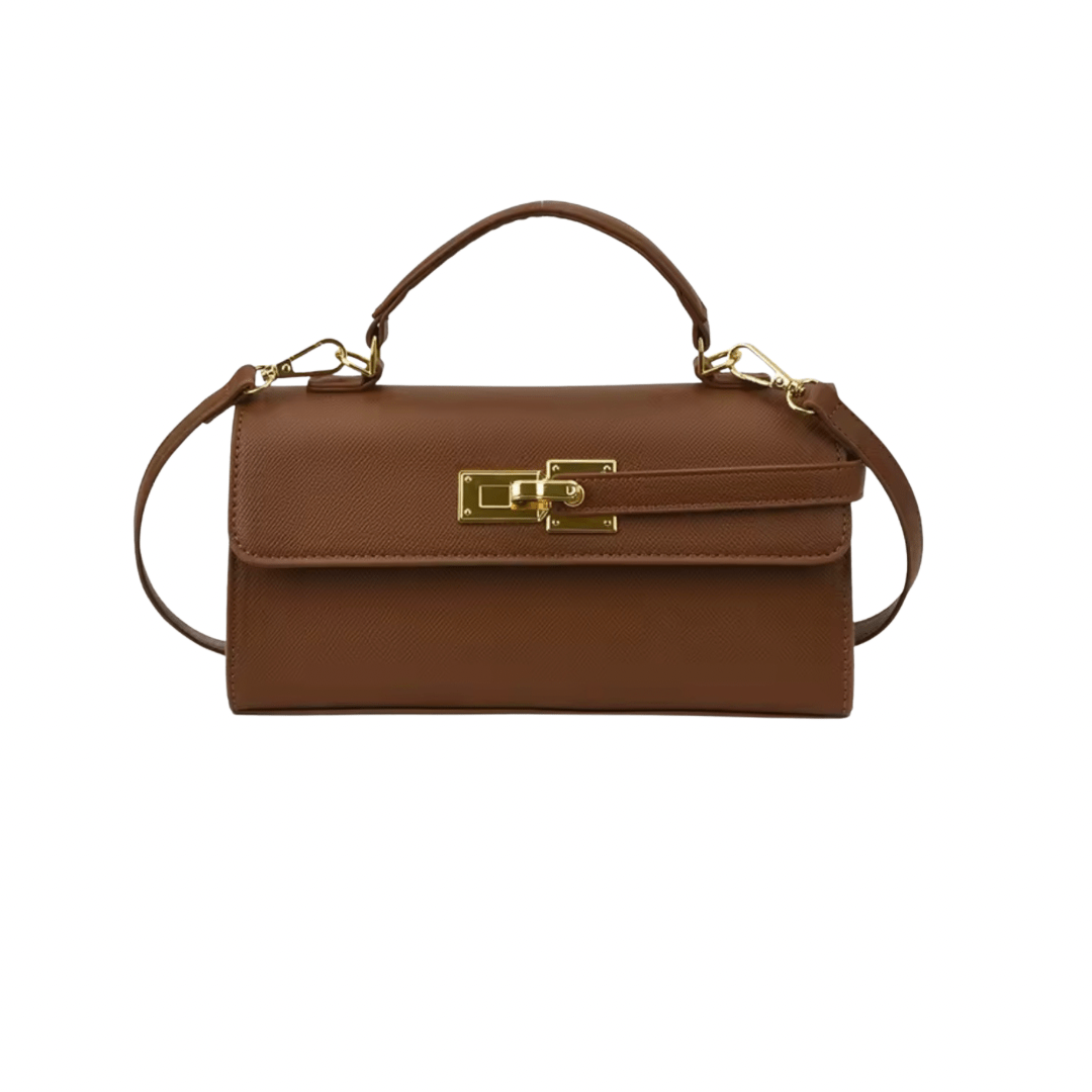 Handtasche mit Schloss und Schulterriemen - Fav Avenue