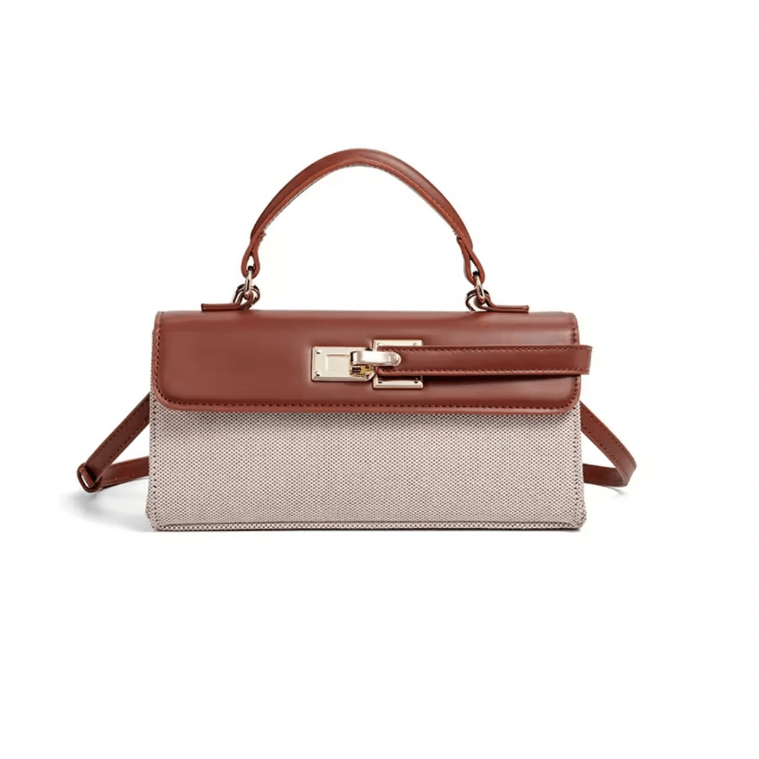 Handtasche mit Schloss und Schulterriemen - Fav Avenue