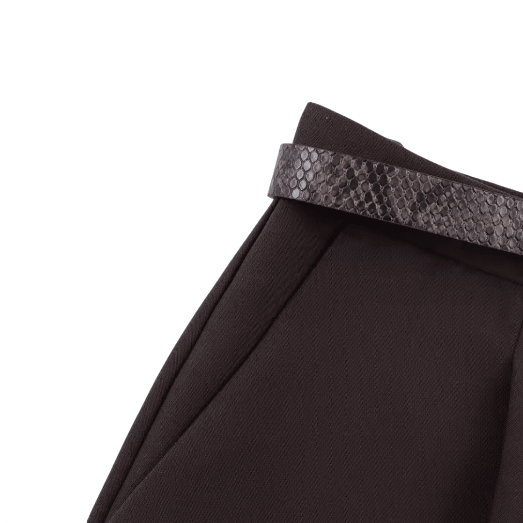 High Waist Shorts mit Gürtel - Fav Avenue