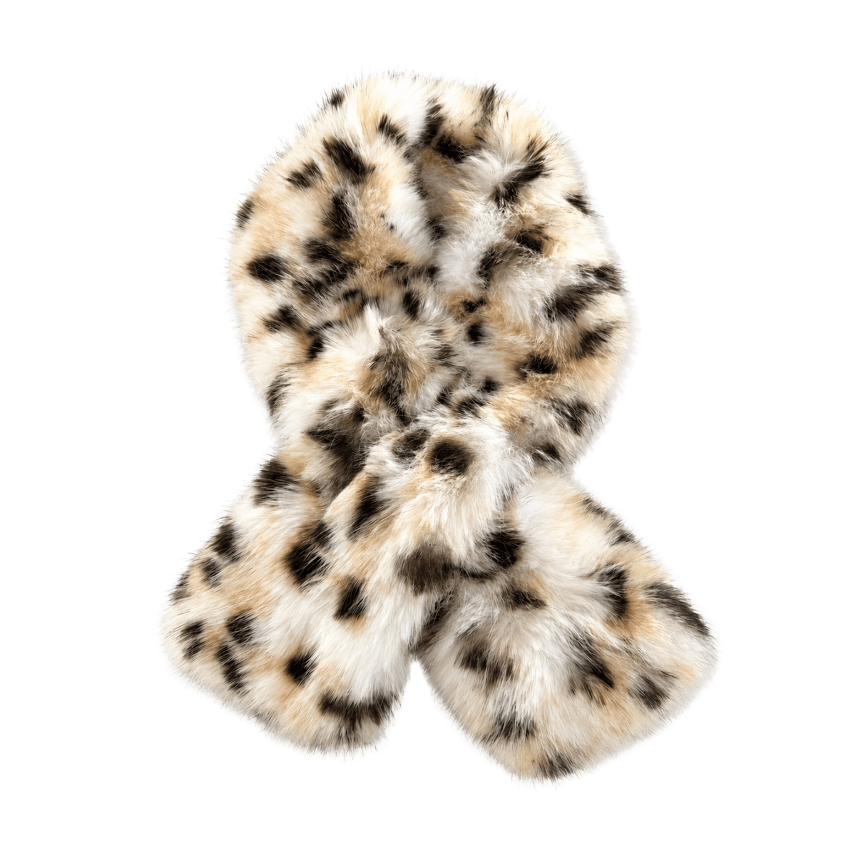 Kunstfell-Schal Damen mit Animal-Print - Fav Avenue