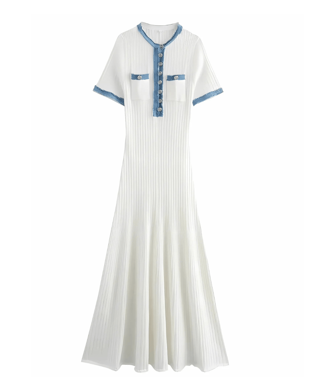 Maxi Kleid mit Knopfdetail - Fav Avenue