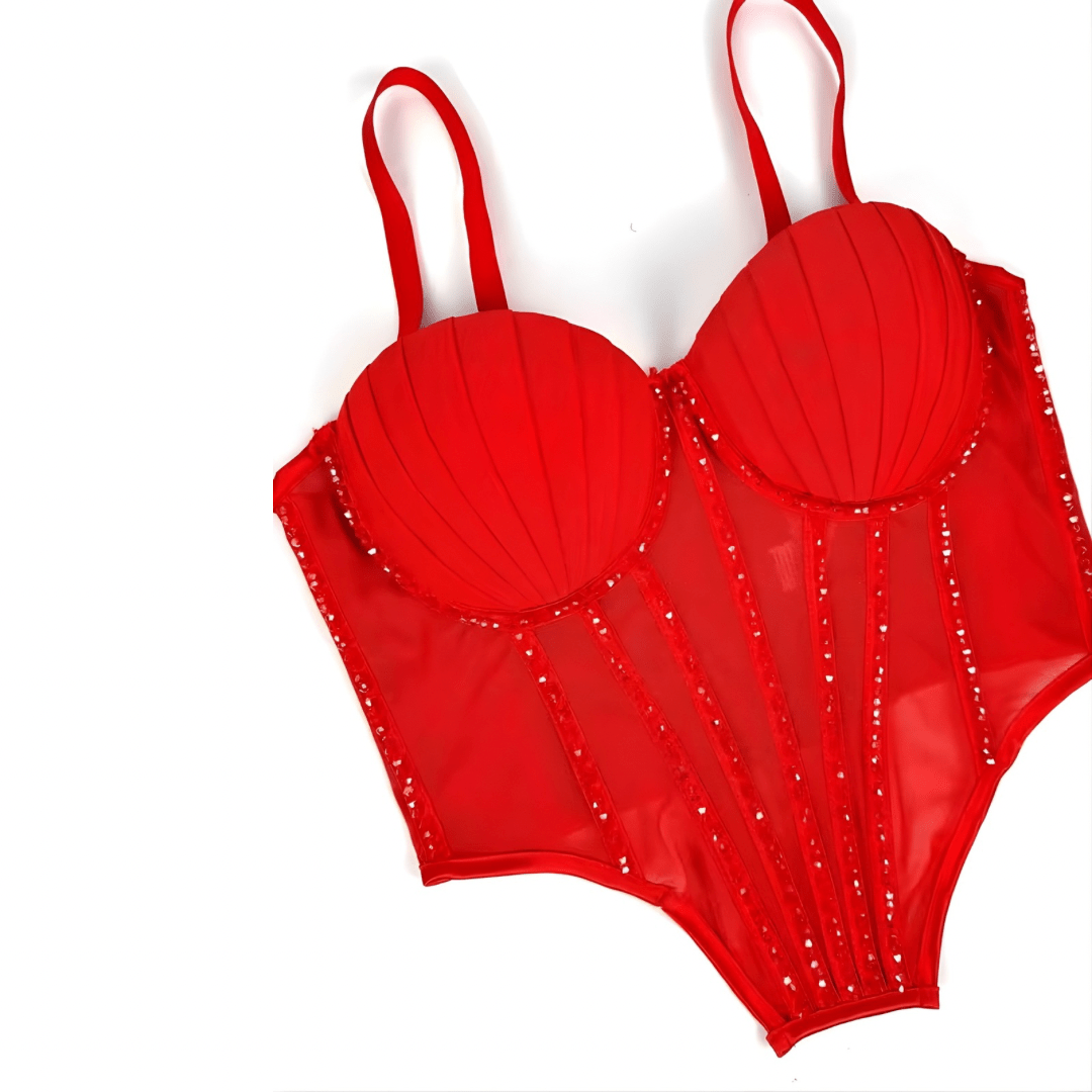 Mesh Corset Top - Fav Avenue