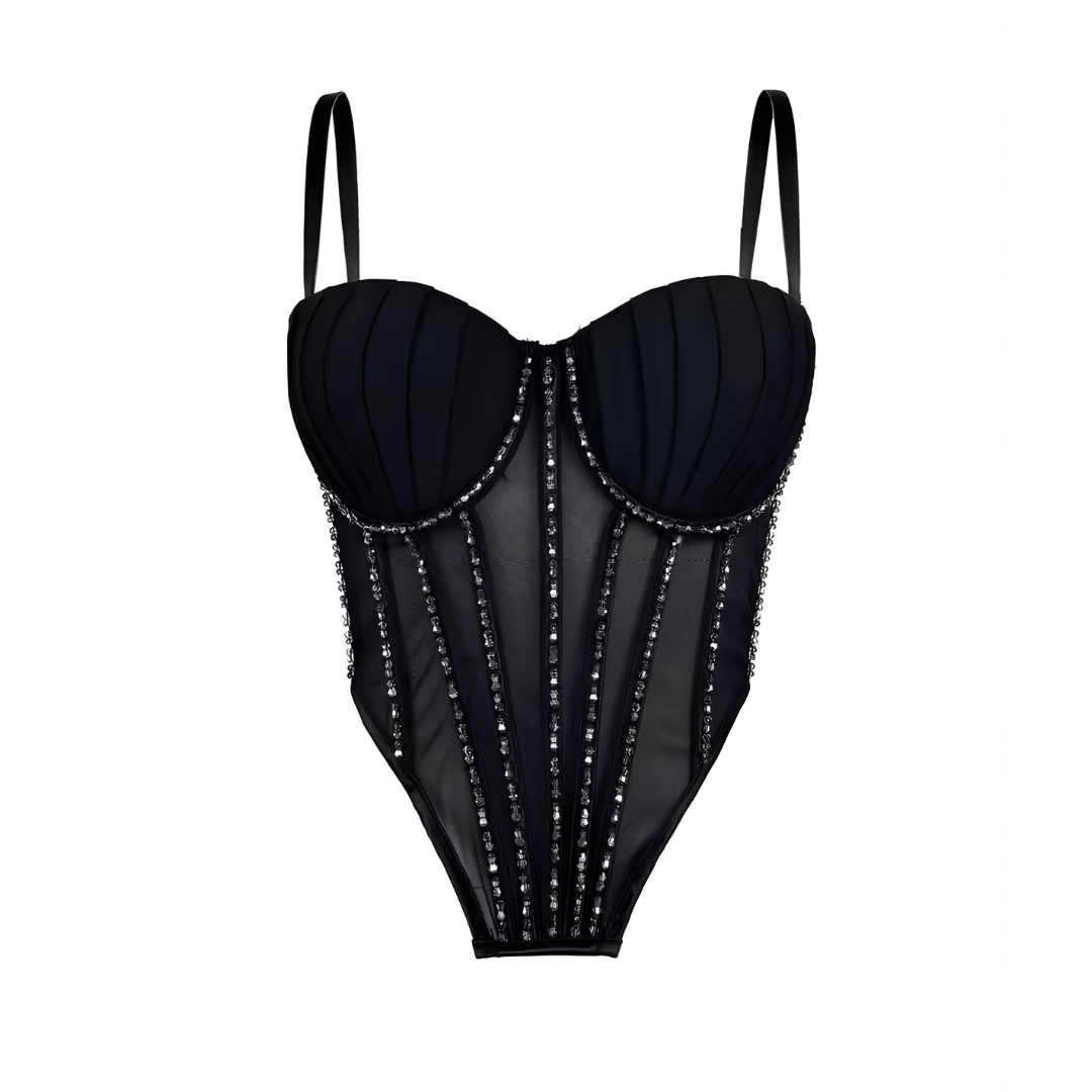 Mesh Corset Top - Fav Avenue