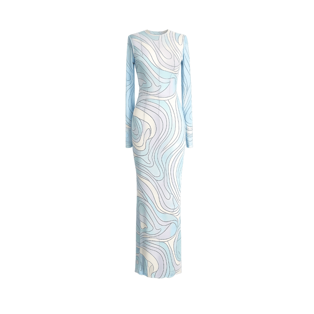 Mesh Transparent Maxi Dress - Fav Avenue