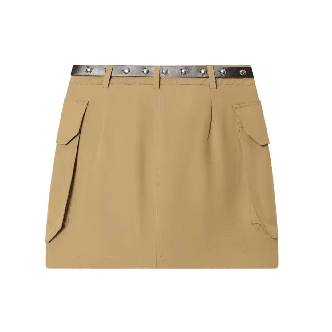 Minirock mit Gürtel und Cargo - Taschen - Fav Avenue