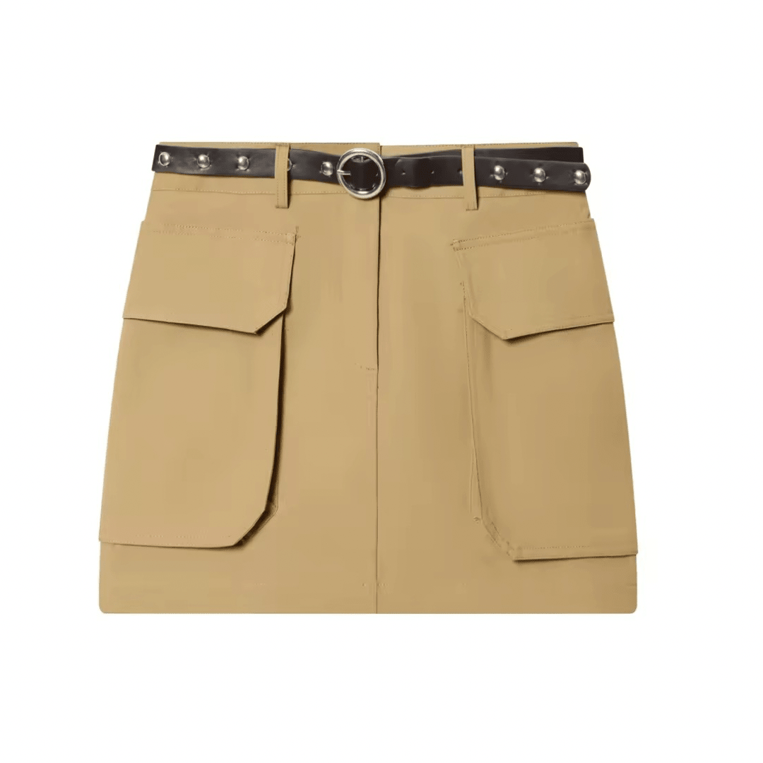 Minirock mit Gürtel und Cargo - Taschen - Fav Avenue