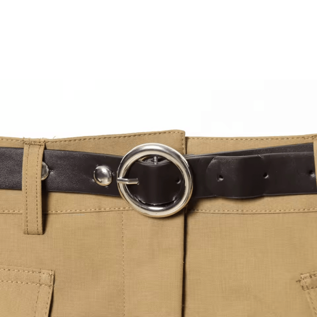 Minirock mit Gürtel und Cargo - Taschen - Fav Avenue