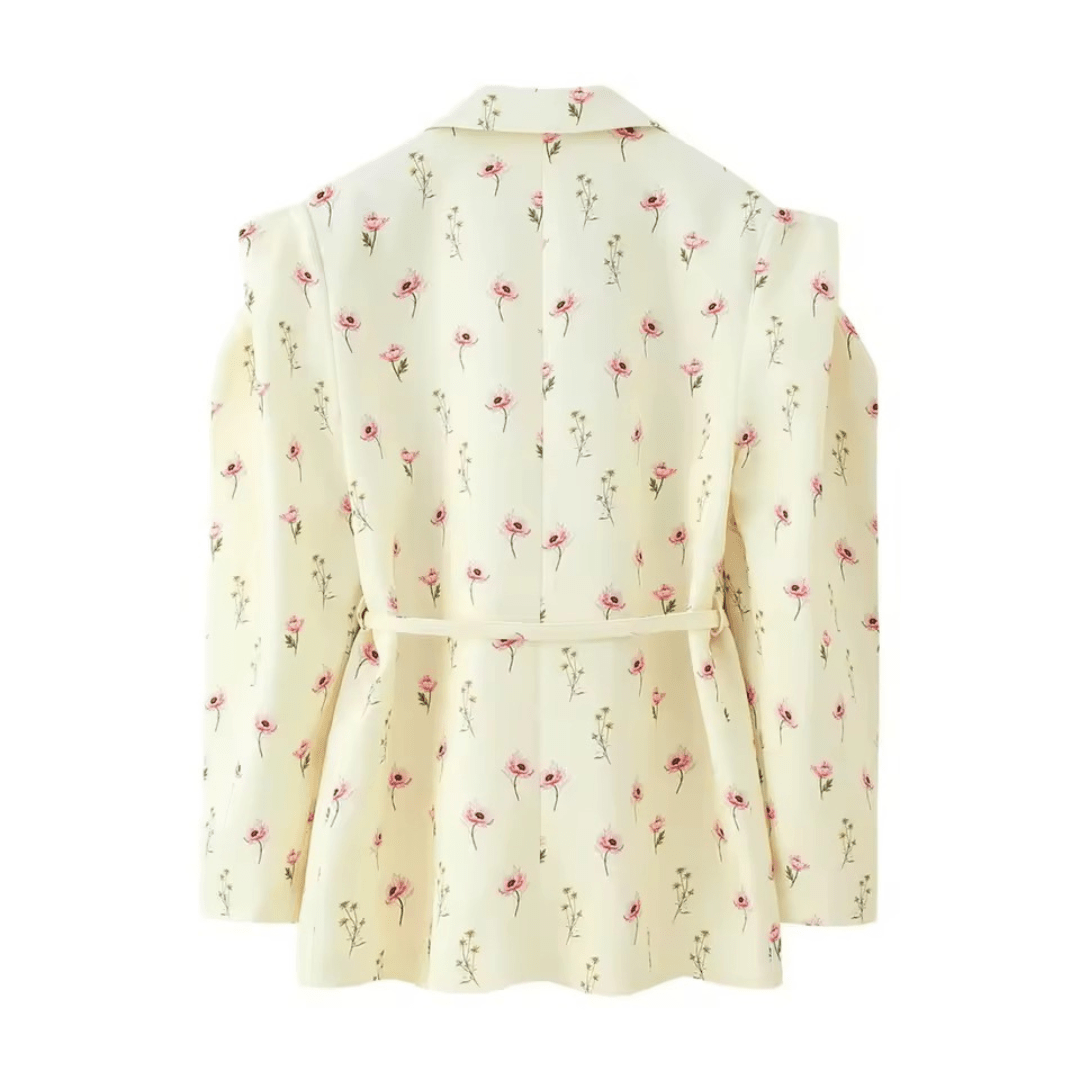 Oversize Blazer Jacke mit Bindegürtel - Fav Avenue