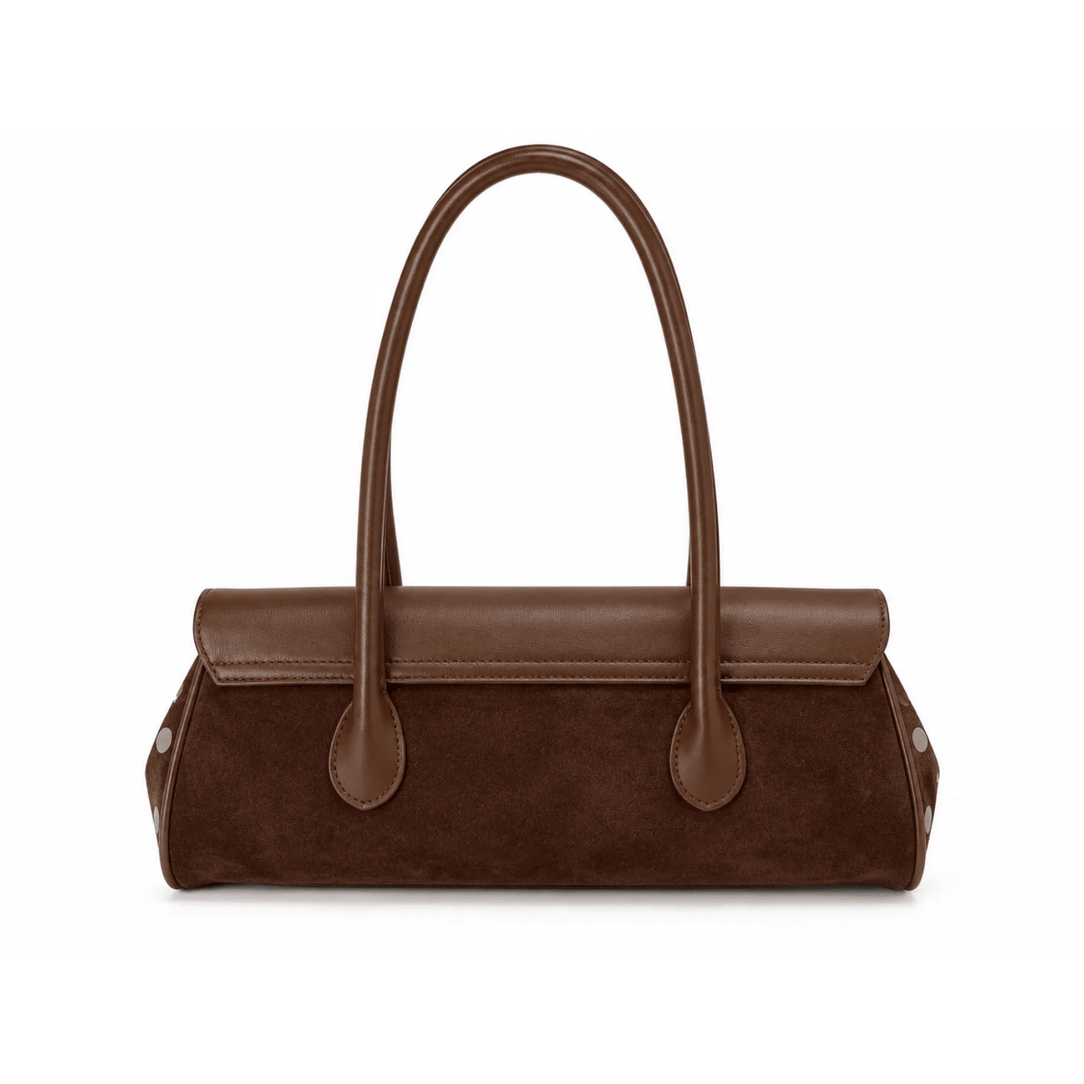 Polka Dot Schultertasche in Wildleder-Optik - Fav Avenue