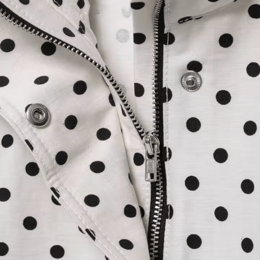Polka Zip Jacke - Fav Avenue
