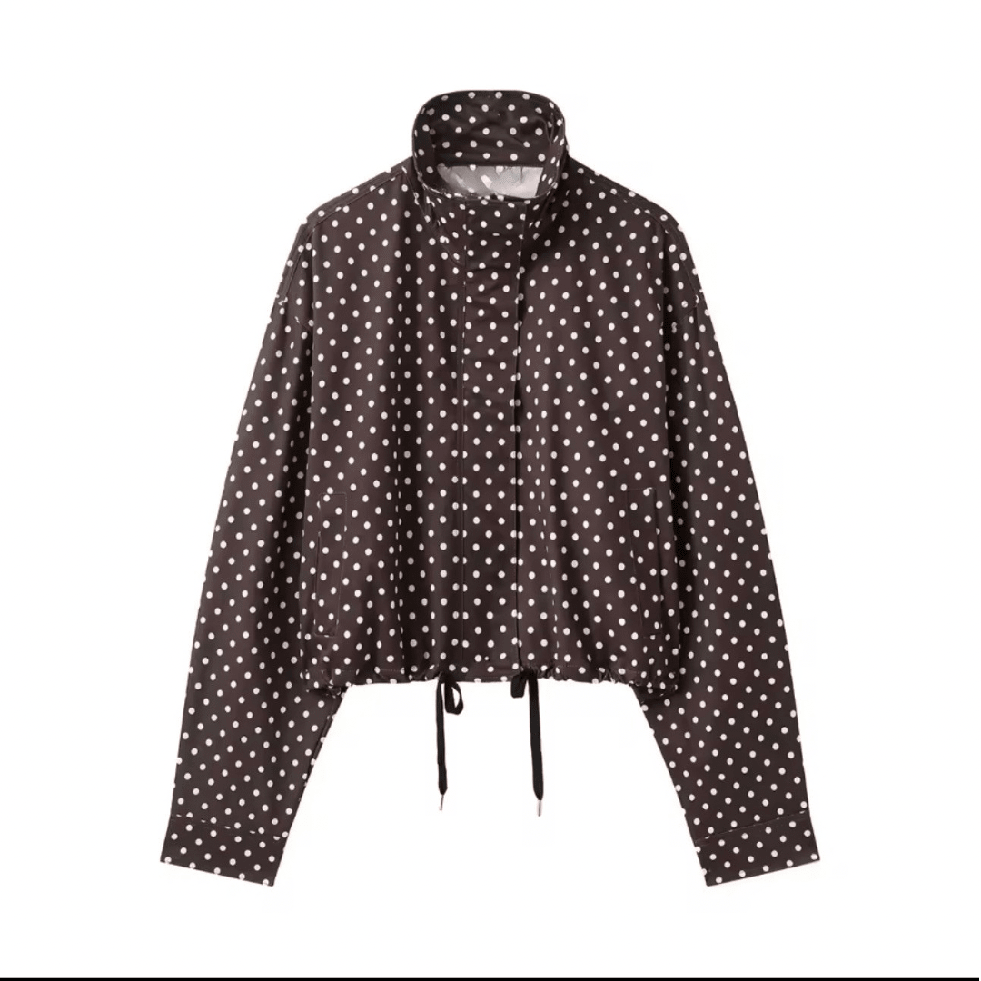 Polka Zip Jacke - Fav Avenue