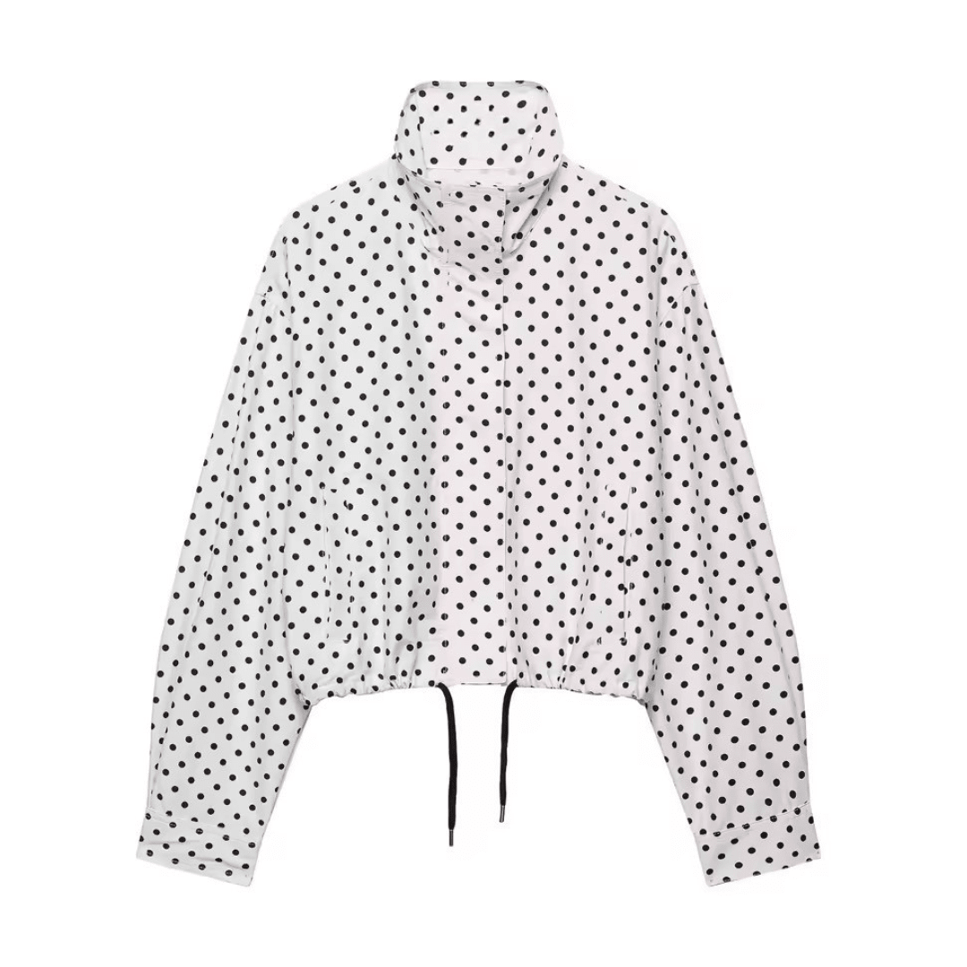 Polka Zip Jacke - Fav Avenue