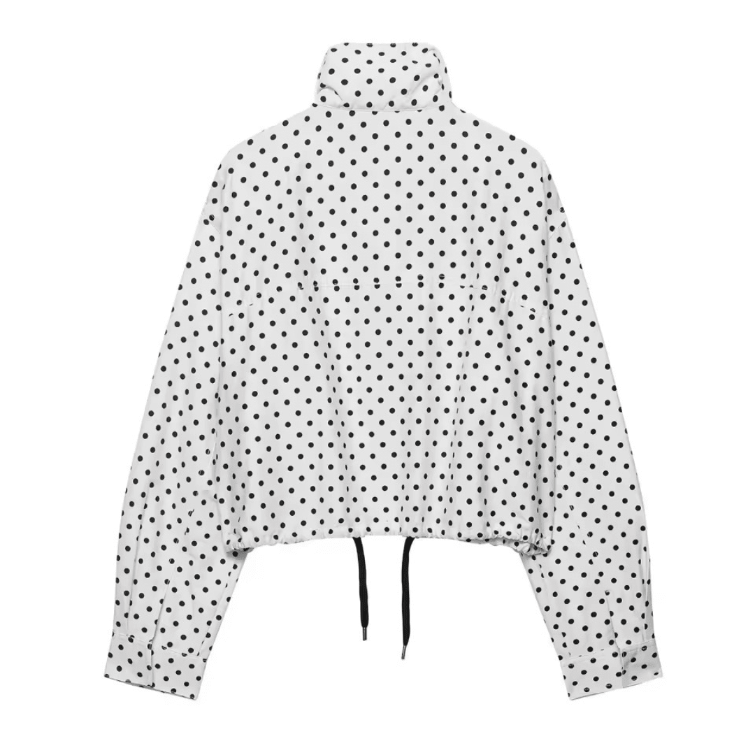Polka Zip Jacke - Fav Avenue