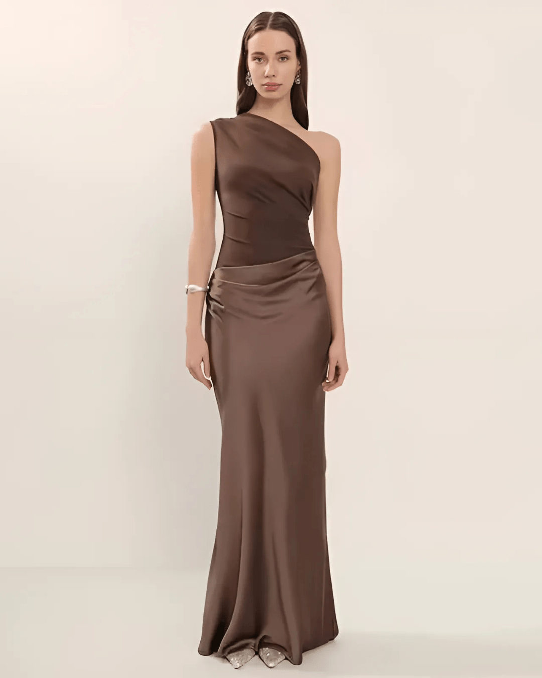Satin Bodycon Maxi - Kleid - Fav Avenue