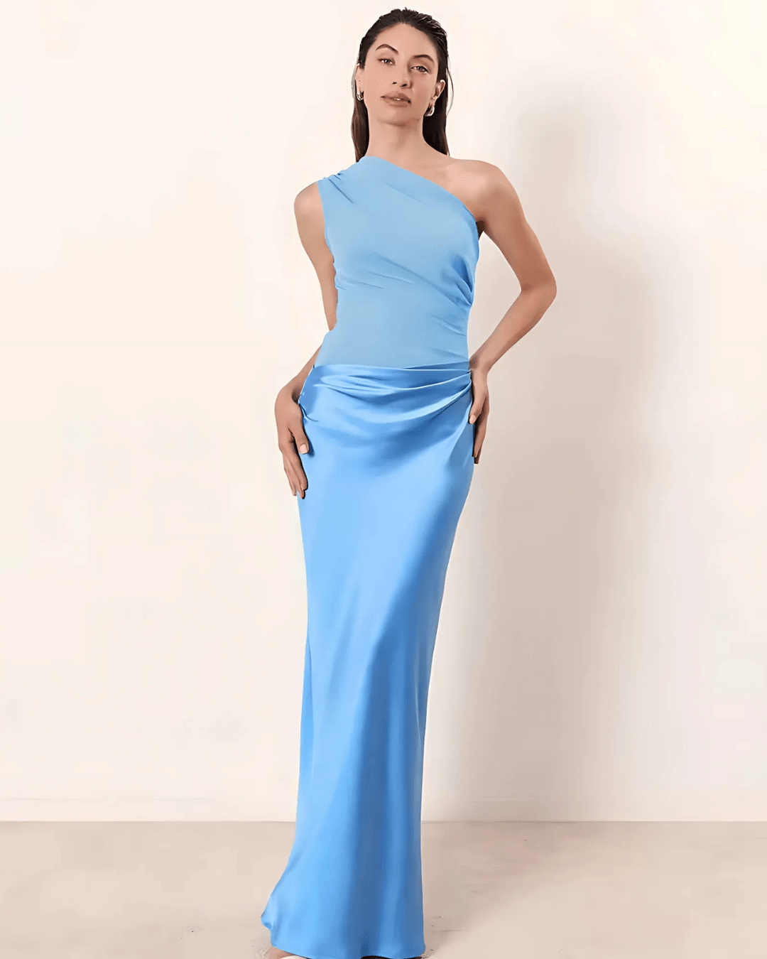 Satin Bodycon Maxi - Kleid - Fav Avenue