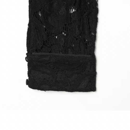 Schwarze Spitzenbluse - Elegante leichte Jacke - Fav Avenue