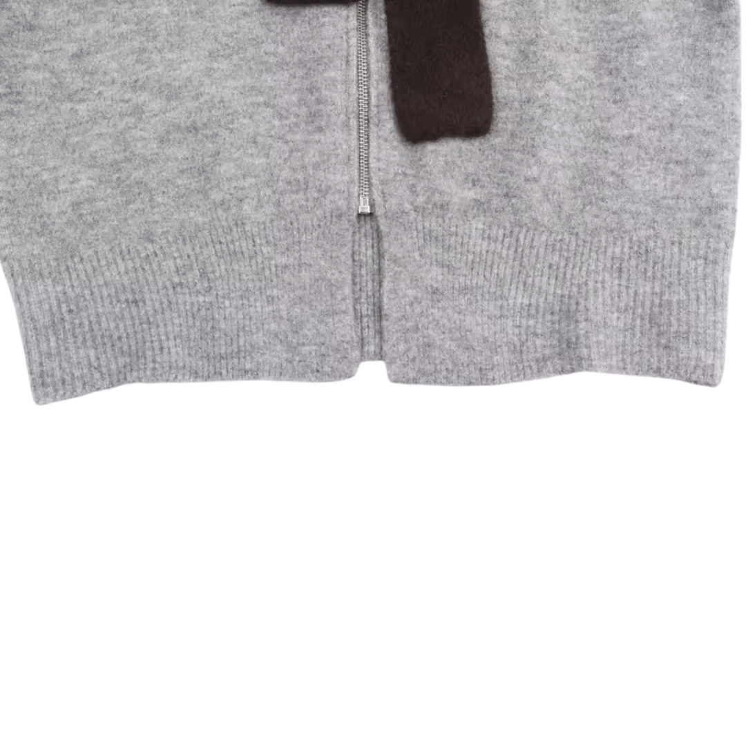 Strick - Hoodie mit Schleife - Fav Avenue