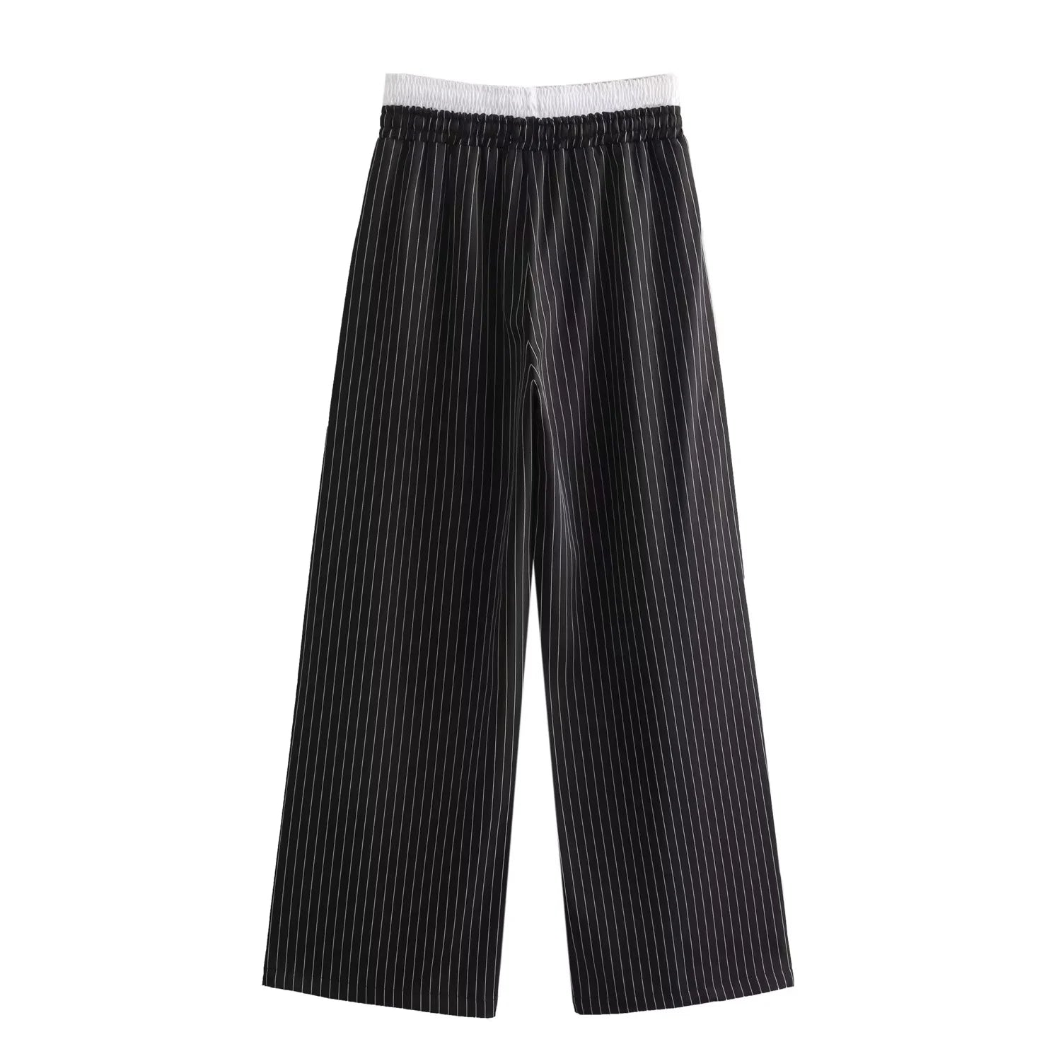 Striped Flow Pants – Weite Hose mit elastischem Bund - Fav Avenue