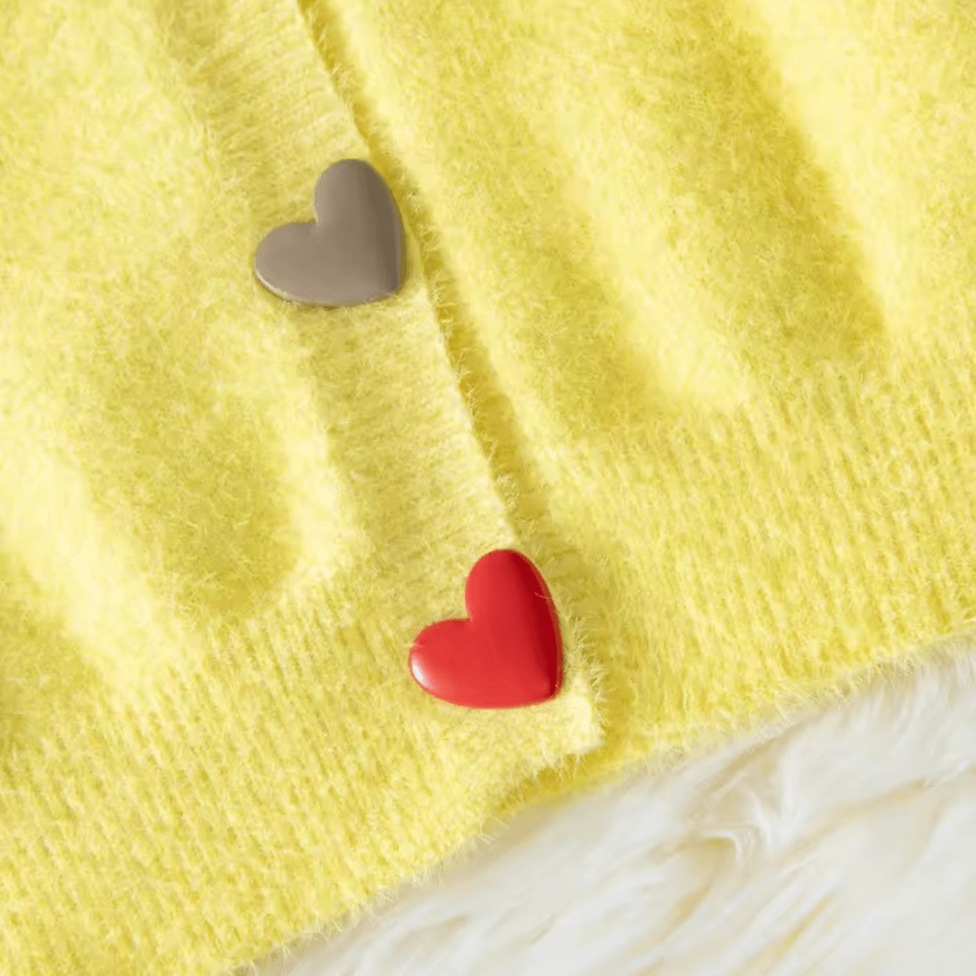 Sweet Heart Knit Cardigan - Fav Avenue