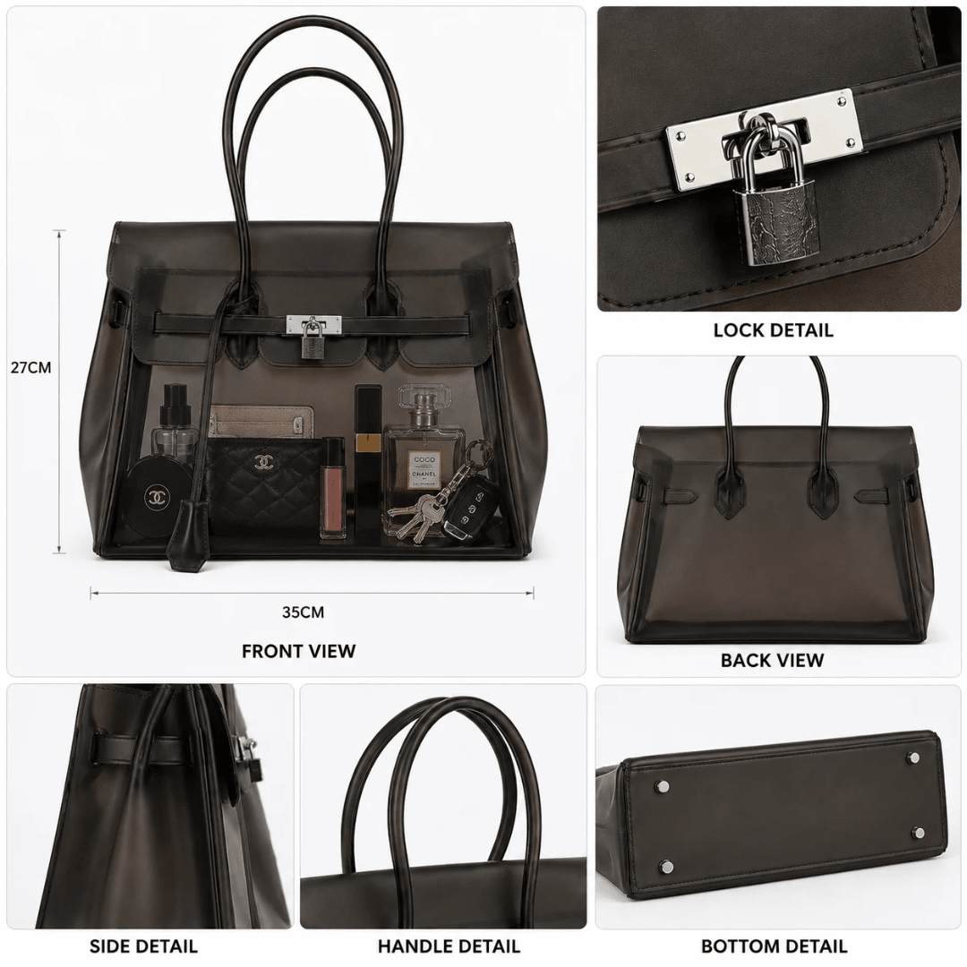 Transparent Jelly Tote Bag - Fav Avenue