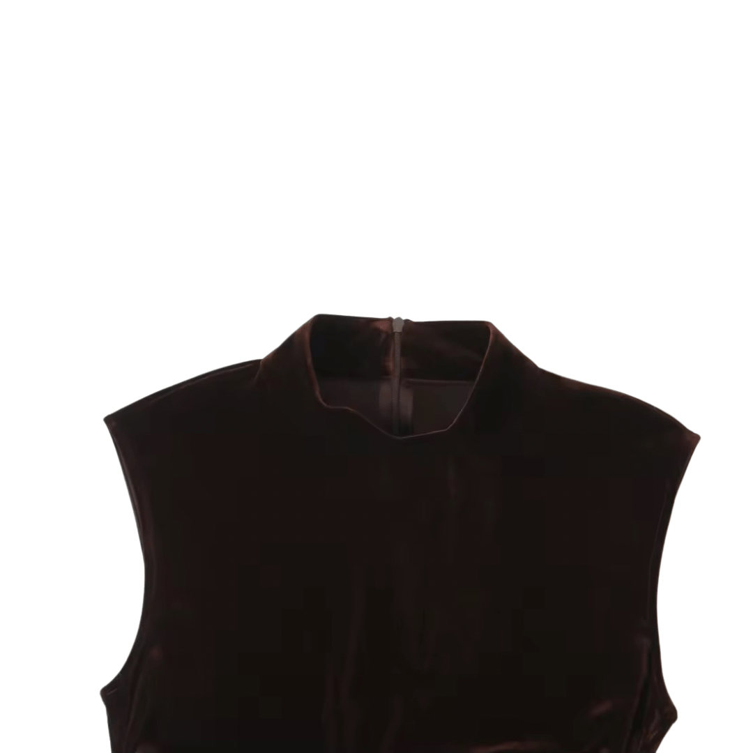 Velvet Mini Kleid mit Spitzenkante - Fav Avenue